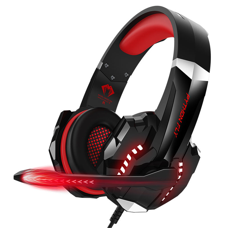 Wired USB Gaming Headset — 50mm Moving Coil 110dB with Mic 3m Braided Cable