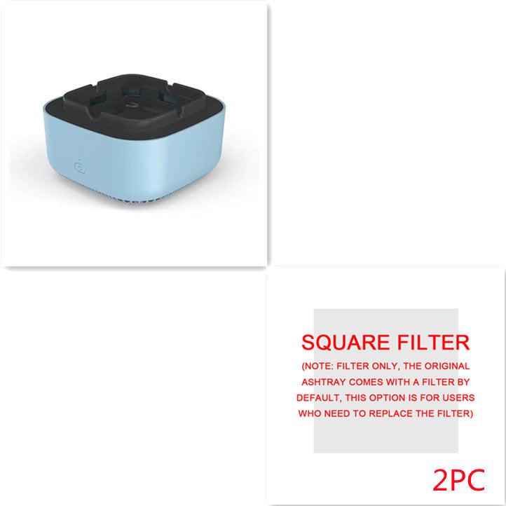 Smoke-Filtering Ashtray Air Purifier — Negative Ion Odour Removal with Aromatherapy
