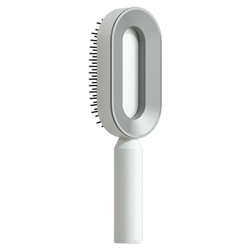 Self-Cleaning Hairbrush with 3D Air Cushion — Detangling Scalp Massage Brush