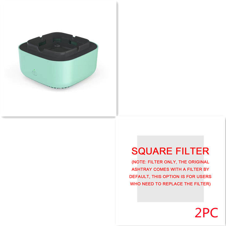 Smoke-Filtering Ashtray Air Purifier — Negative Ion Odour Removal with Aromatherapy