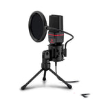 Condenser Microphone with Tripod Stand — 3.5mm Home Studio Mic for iPhone & PC