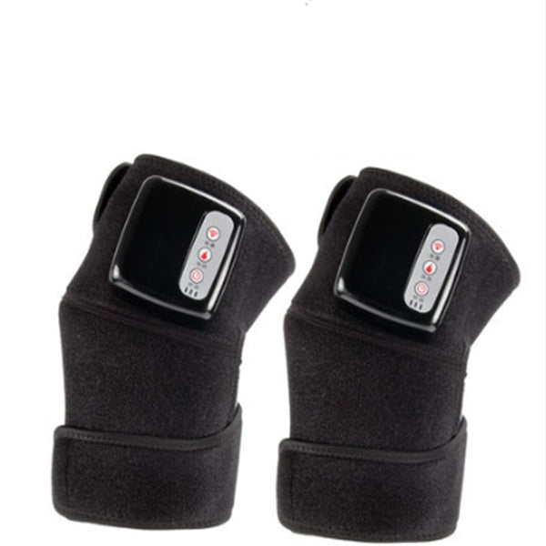 Infrared Heated Knee & Joint Massager Wrap — Vibration Therapy 3-Speed 12W
