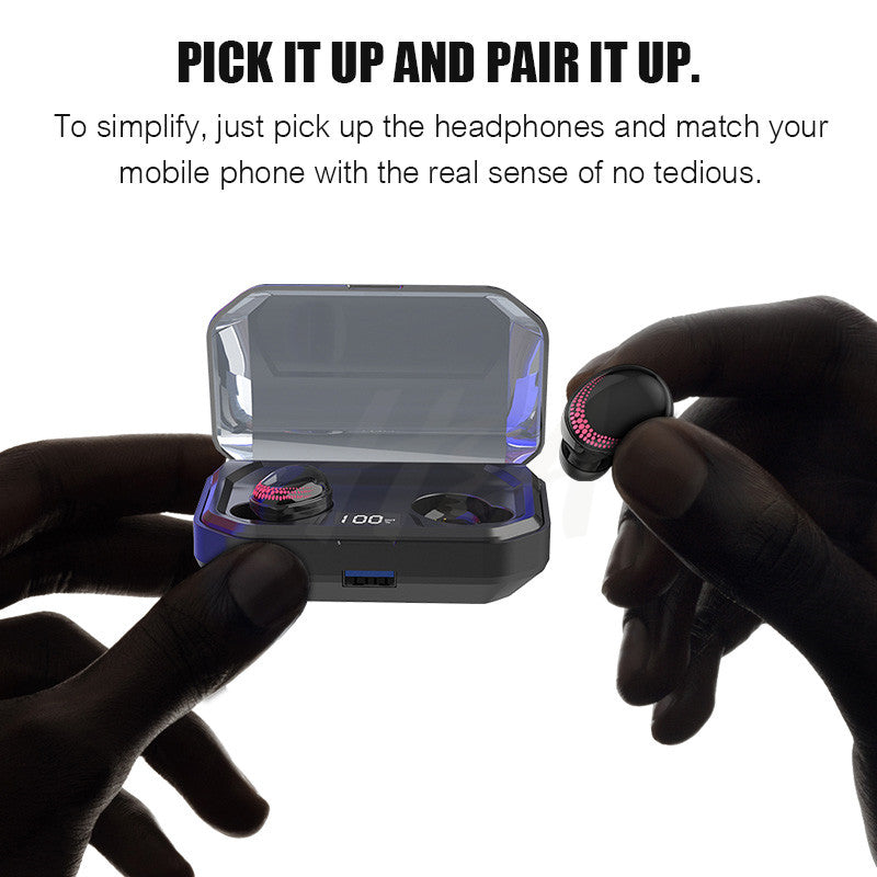 X10 Wireless Earbuds with 3000mAh Charging Case — Bluetooth 5.0 8Hr Battery