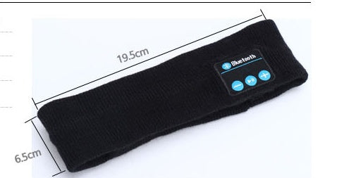 Bluetooth Music Headband — Wireless Sleep & Sports Headband with Built-in Speakers