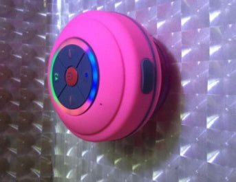 Mini Waterproof Bluetooth Speaker 3W — 5Hr Battery LED Hands-Free 85mm