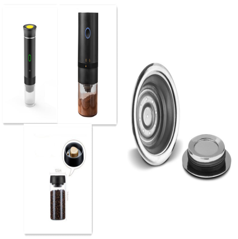 3-in-1 Portable Espresso Machine — USB-C Rechargeable 60ml for Capsules & Ground Coffee