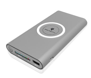 3-in-1 Wireless Power Bank 10000mAh — Qi Wireless Charging with USB Output