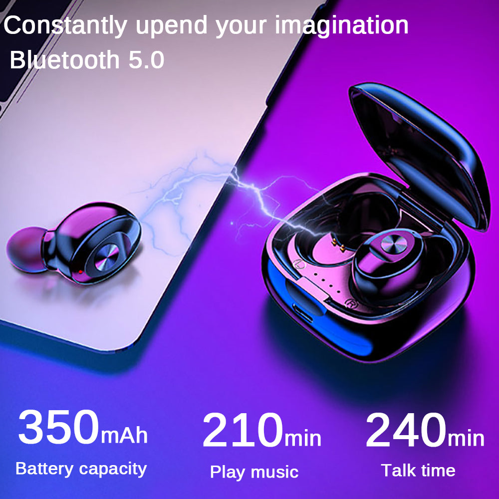 XG-12 TWS Wireless Earbuds — Bluetooth 5.0 with 350mAh Charging Case