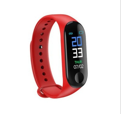 M3 Smart Fitness Bracelet — IP68 Heart Rate Blood Pressure Sleep Monitor