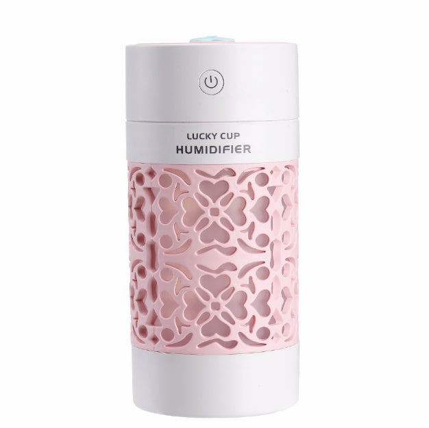 Lucky Mini USB Humidifier — 250ml Portable Desk Humidifier 2 Speed Settings
