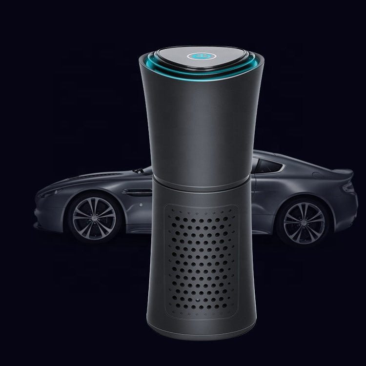 Car Air Purifier with Dual Negative Ion — USB 5V Compact Desktop Purifier