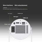 Magcubic HY300 Mini Projector — 720p WiFi Bluetooth 5.0 Auto Keystone 130-inch