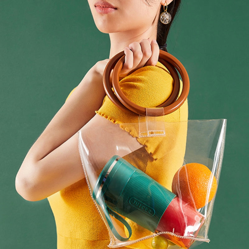Portable Blender Juicer Cup 300ml — USB Rechargeable Personal Smoothie Maker