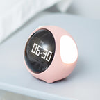 Pixel Expression Alarm Clock with Night Light — Digital Bedside Clock 2 Modes