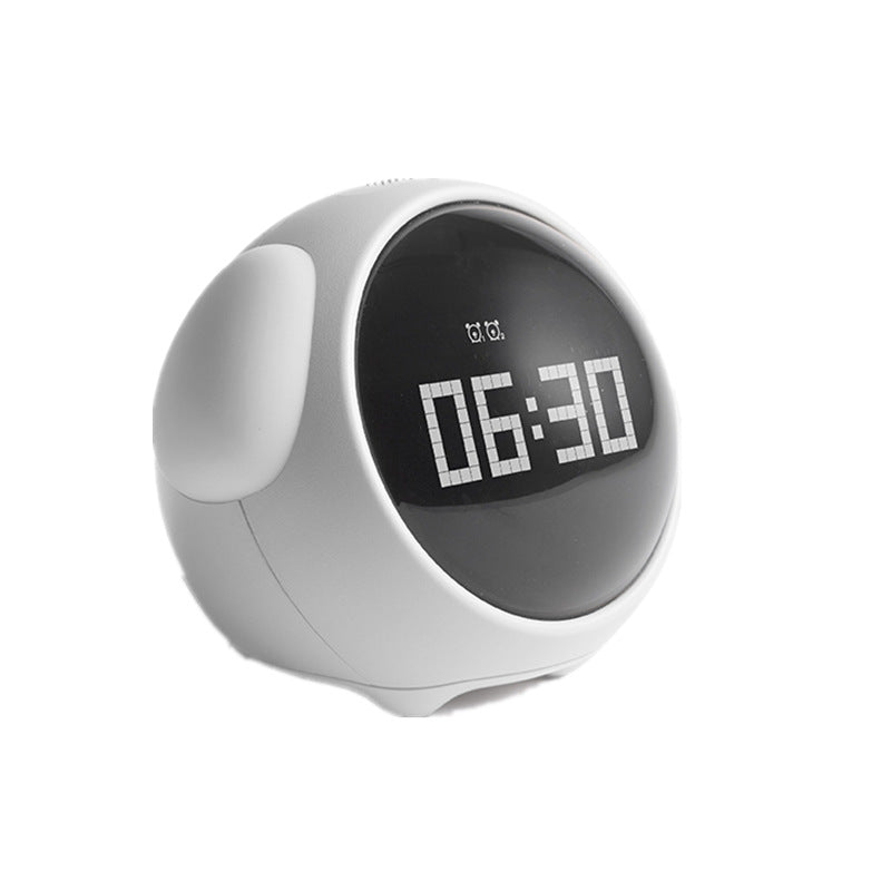Pixel Expression Alarm Clock with Night Light — Digital Bedside Clock 2 Modes