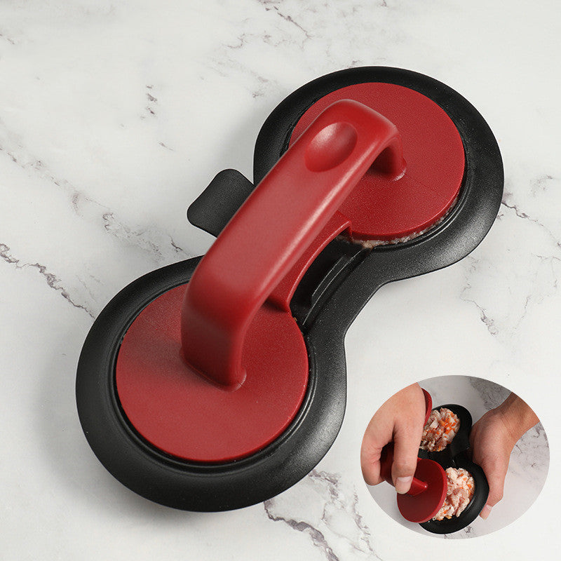 Burger Press Patty Maker — Non-Stick Food-Grade ABS Hamburger Mould with Liners