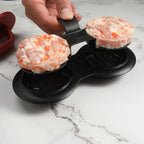 Burger Press Patty Maker — Non-Stick Food-Grade ABS Hamburger Mould with Liners
