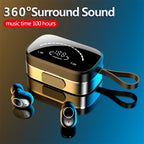 TWS T5 Bluetooth 5.0 Earbuds — IPX5 3500mAh Case 140Hr Standby Power Bank