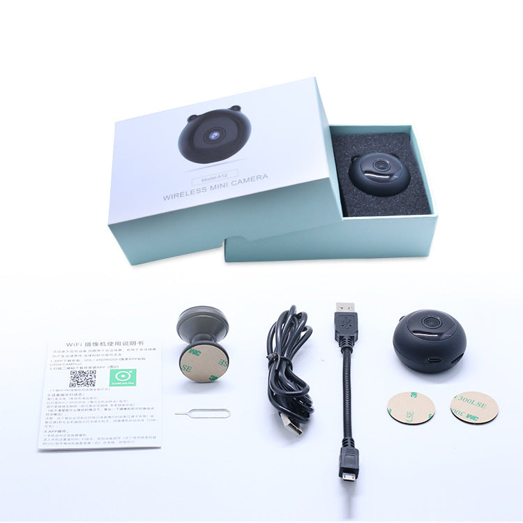 Mini WiFi Security Camera 1080P — Night Vision 120min Battery TF Card