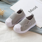Kids Striped Slip-On Trainers — Lightweight Non-Slip Shoes for Toddlers & Children