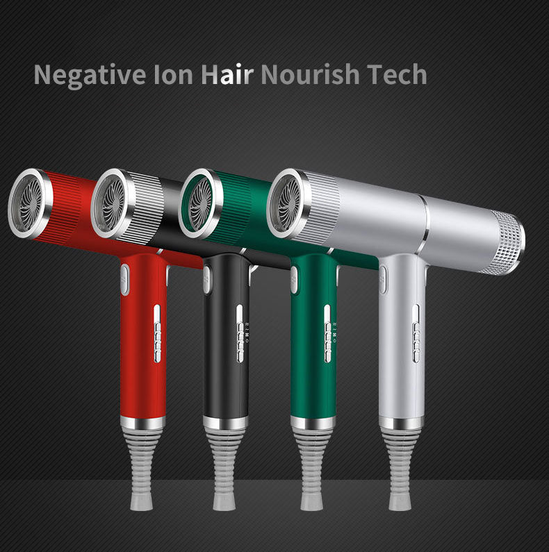 Ionic Hair Dryer 1200W with Hot & Cold Settings — Foldable Nozzle Diffuser