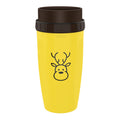 Twist-Seal Lidless Travel Tumbler — 300ml Double-Wall Insulated Straw Cup