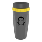Twist-Seal Lidless Travel Tumbler — 300ml Double-Wall Insulated Straw Cup