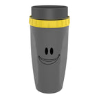 Twist-Seal Lidless Travel Tumbler — 300ml Double-Wall Insulated Straw Cup