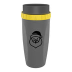Twist-Seal Lidless Travel Tumbler — 300ml Double-Wall Insulated Straw Cup