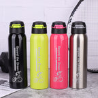 Double Wall Insulated Sports Water Bottle 500ml — Stainless Steel Hot & Cold