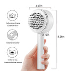 Self-Cleaning Hairbrush with 3D Air Cushion — Detangling Scalp Massage Brush