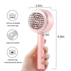 Self-Cleaning Hairbrush with 3D Air Cushion — Detangling Scalp Massage Brush