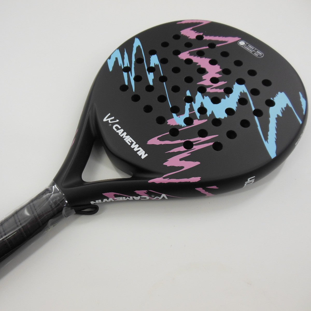 CAMEWIN Carbon Fibre Padel Racket — Round Head 360g EVA Foam Core