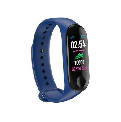 M3 Smart Fitness Bracelet — IP68 Heart Rate Blood Pressure Sleep Monitor