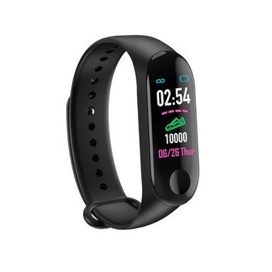 M3 Smart Fitness Bracelet — IP68 Heart Rate Blood Pressure Sleep Monitor