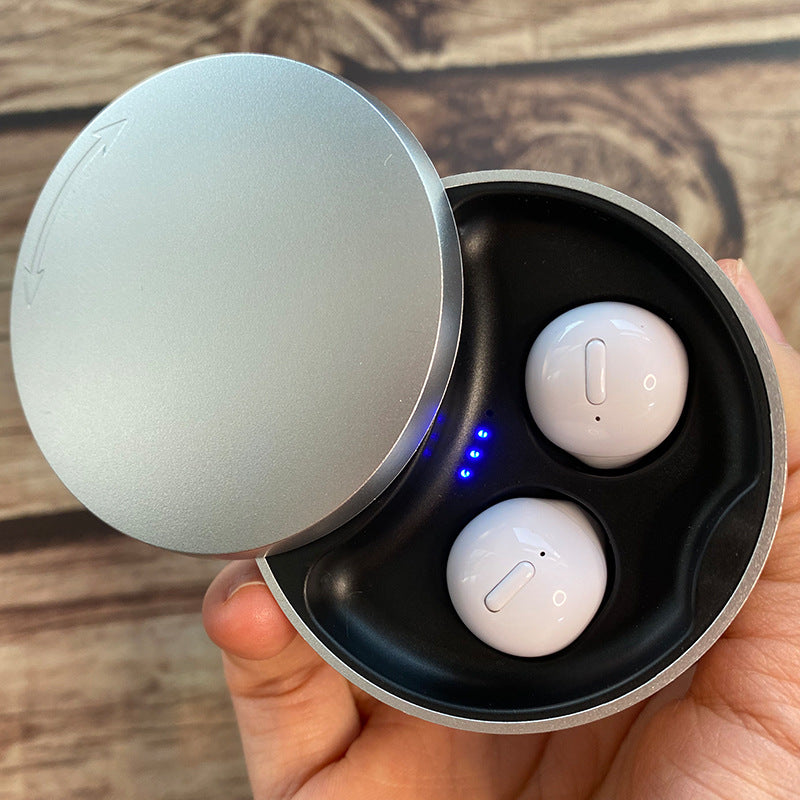 Bluetooth 5.0 Semi-In-Ear Wireless Earbuds — HD Stereo Bilateral Earphones