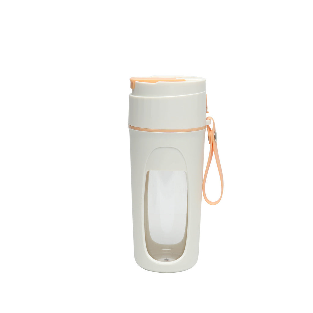 Portable USB Blender 600ml — Borosilicate Glass Juicer Cup 3 Colours