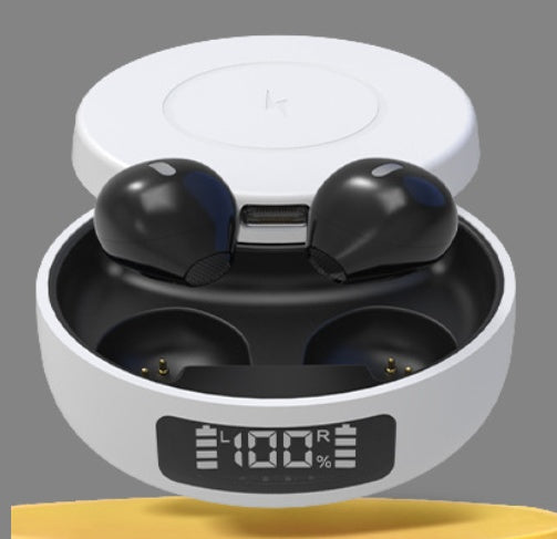 Bluetooth 5.0 Semi-In-Ear Wireless Earbuds — HD Stereo Bilateral Earphones