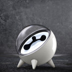 Microphone magnétique à boule avec lumière LED — Microphone de bureau USB-C pour karaoké et streaming