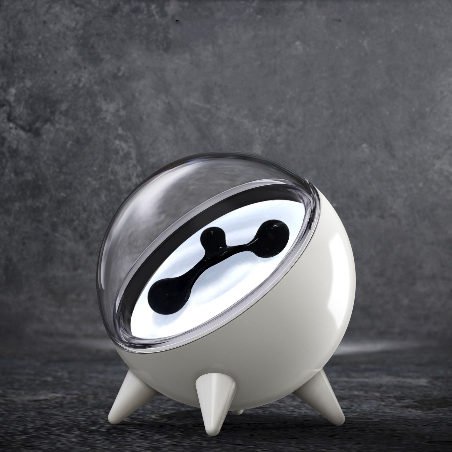Microphone magnétique à boule avec lumière LED — Microphone de bureau USB-C pour karaoké et streaming