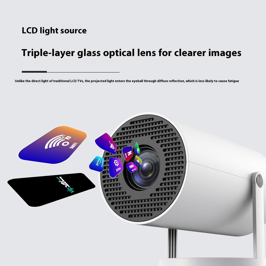 Magcubic HY300 Mini Projector — 720p WiFi Bluetooth 5.0 Auto Keystone 130-inch
