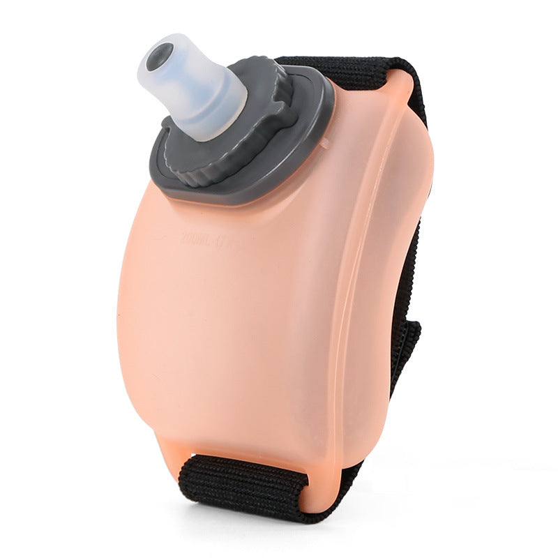 Wrist Water Bottle for Running — 200ml Hands-Free Silicone Sports Flask