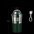 Portable Wireless Electric Juicer Cup — USB Rechargeable Mini Blender White & Green