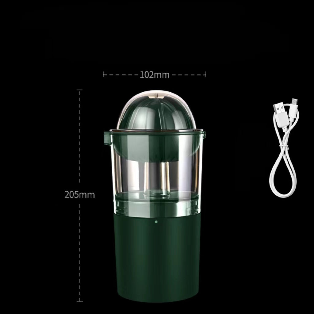 Portable Wireless Electric Juicer Cup — USB Rechargeable Mini Blender White & Green
