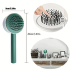 Self-Cleaning Hairbrush with 3D Air Cushion — Detangling Scalp Massage Brush