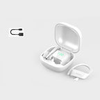 Casque Bluetooth supra-auriculaire avec NFC et affichage numérique — Stéréo sans fil V5.0