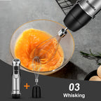 Biolomix 4-in-1 Hand Blender 1200W — Stick Blender with Whisk & Chopper Bowl