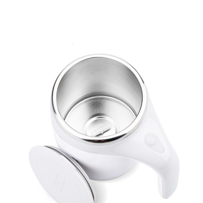 Self-Stirring Magnetic Travel Mug — 304 Stainless Steel USB Rechargeable Cup