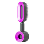 Self-Cleaning Hairbrush with 3D Air Cushion — Detangling Scalp Massage Brush