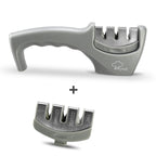 Diamond Tungsten Pull-Through Knife Sharpener — Stainless Steel Kitchen Tool
